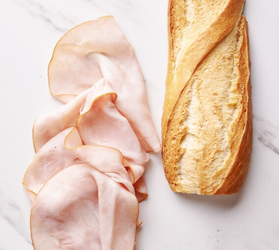 meat and bread